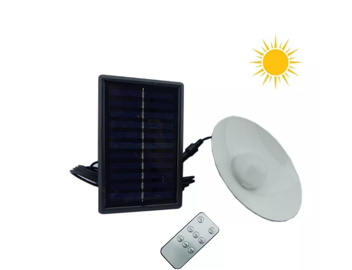 Lampara Led Solar Tipo Campana